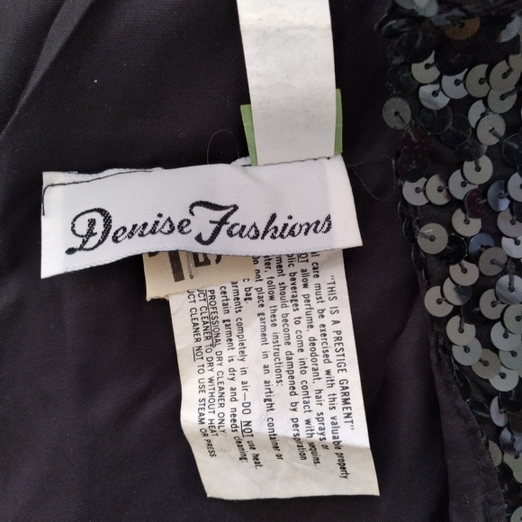 Women's black sequin dress - Picture 3 of 6